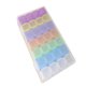 thumbnail image 3 of Caja de almacenamiento de joyas ajustable con 28 compartimentos: plástico PP transparente, para pendientes, anillos, collares y abalorios, 3 of 6