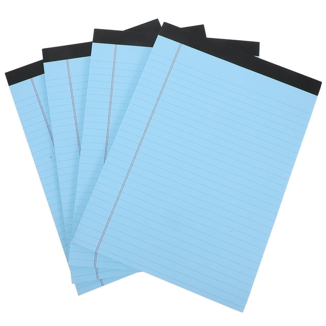 KAKOWELY writing pads 4pcs Note Pads School Memo Pads Writing Pads Wide Ruled Legal Pads Office Writing Pads Easy To Use Writing Pads For Home School11.61"X8.46"X0.2"