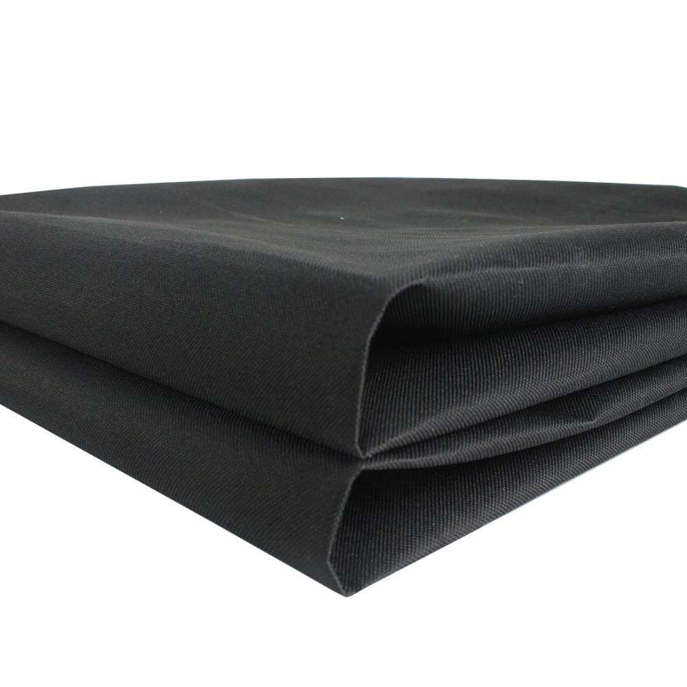 Waterproof Outdoor Fabric 300 Denier Black Water Repel Canvas Fabric Fade Resistant, Size: 12 x 60