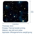 thumbnail image 5 of Constellation Square Desk Mat Gaming Mouse Pad, 8.3x9.8 Inch Non-Slip Rubber Bottom Printed Design - Suitable for Office and Gaming, 5 of 6
