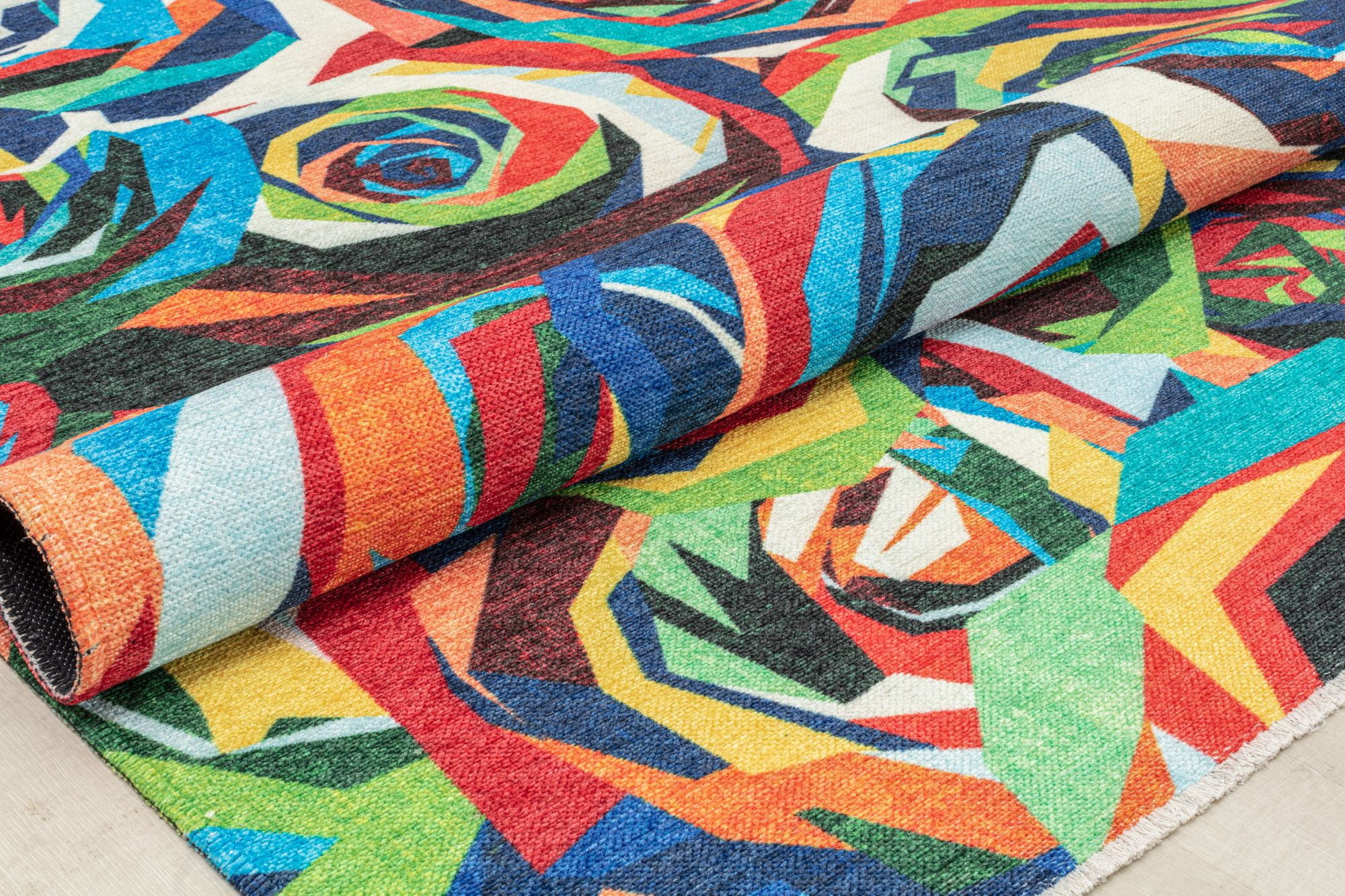 Elizabeth Sutton MI20A Coming Up Roses Abstract/Floral Modern Multicolor Area Rug, 7'10"X10'0"