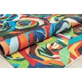 thumbnail image 4 of Elizabeth Sutton MI20A Coming Up Roses Abstract/Floral Modern Multicolor Area Rug, 2'7" x 4', 4 of 6