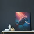 thumbnail image 5 of KLL Sunshine Ocean Whale Print Canvas Wall Art, Canvas Painting Prints Canvas Art Wall Decor Home Decoration for Living Room Bedroom Office, 5 of 6