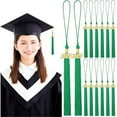 thumbnail image 3 of 10PC Multicolor Graduation Tassel, Doctoral Hat Tassel Honorary Bachelor's Hat Hanging Decoration, Velvet Graduation Hat Pendant, Clothing Accessories Handmades Hanging Tassel, 3 of 4