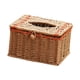 thumbnail image 2 of Caja de pañuelos de papel con cuerda de papel, soporte para papel de seda con tapa y organizador de cuentas para servilletas Estilo A, 2 of 9