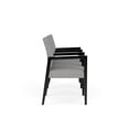thumbnail image 3 of Pemberly Row Waiting Reception 3 Seat Tandem Seating Wood Frame in Gray, 3 of 5