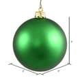 thumbnail image 2 of Vickerman N596804M Boule d'Ornement Mate Verte 3 Po - 32 par Boîte, 2 of 2