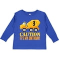 thumbnail image 3 of Inktastic 3rd Birthday Construction Truck, Cement Mixer 3 Years Old Boys Long Sleeve Toddler T-Shirt, 3 of 5