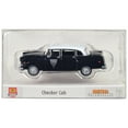 thumbnail image 3 of 1974 Checker Cab Black and White "Winnipeg" 1/87 (HO) Scale Model Car by Brekina, 3 of 3