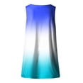 thumbnail image 5 of Womens Summer Tops Summer T Shirt Gradient Print Tank Top V Neck Sleeveless Tank Top for Women, 5 of 5