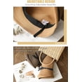 thumbnail image 4 of YooGuoGuo Straw Hat - Women Style Fashion Summer Cloche Beach Fedora Trilby Hat Panama Sun Hat, 4 of 7