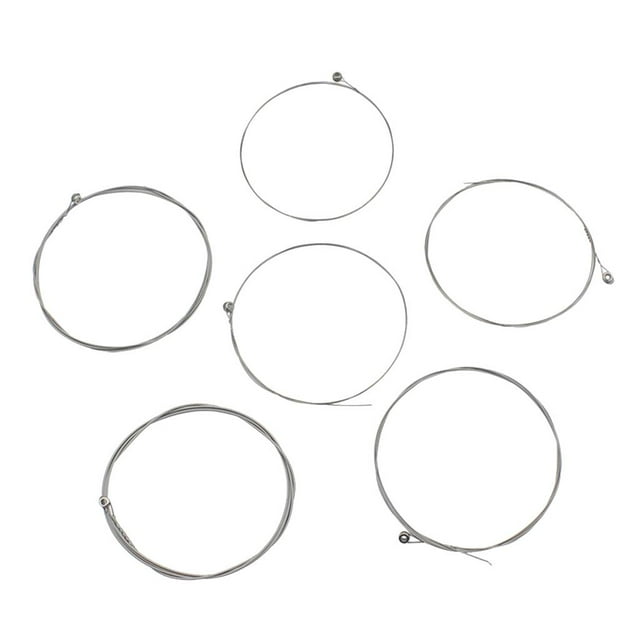 HILABEE 1 Set Guitar Strings White Steel Set for Electric Guitar Replacements
