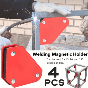 DEXIMRO 4 Welding magnet 4 piece set welding magnet set, magnetic welding holder, holding force welding accessories, welding machine welding accessories and tools