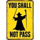 thumbnail image 1 of Chapa Metal Vintage Sin Entrada Pintura Hierro Rectangular Pared 20x30cm, 1 of 9