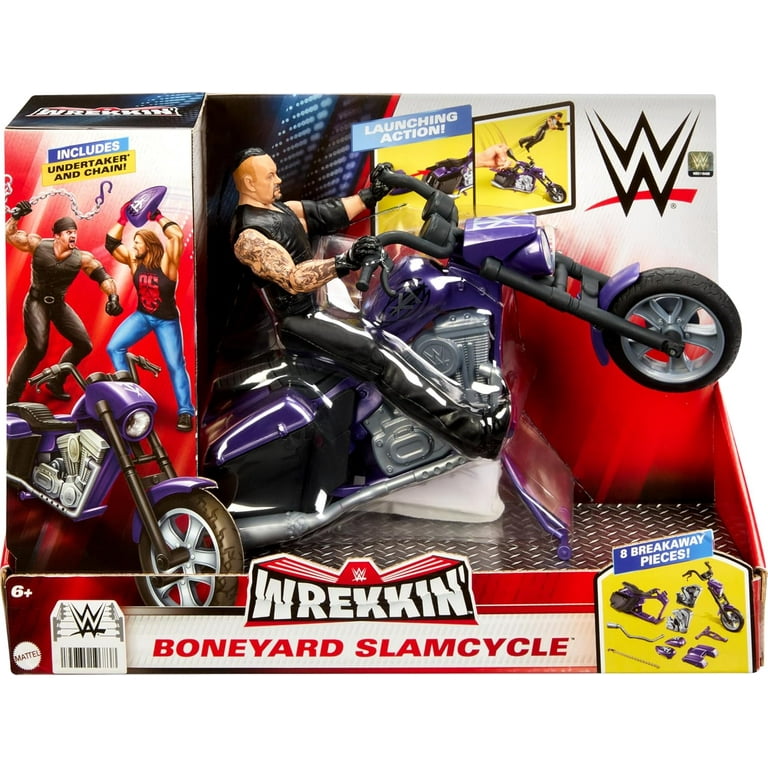 WWE アンダーテイカー＆バイク Mattel WWE Wrekkin' Action Figure & Toy Vehicle Set