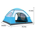 thumbnail image 3 of CHUANK Tents For Camping Clearance 3 Or 4 People Camping Tent Tent Single-Storey Single-Door Outdoor Camping Tent, 3 of 9