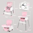 Foldable High Chairs for Babies and Toddlers Convertible 5in1 Baby