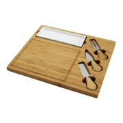 Picnic at Ascot CB15 Celtic Cheese Board Set - Ceramic Dish - Bamboo