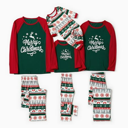 

Family Matching Christmas Pajamas Set Plaid Xmas Pjs Set Adults Baby Kids 2PCS Christmas Tree Sleepwear Nightwear