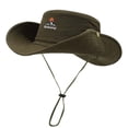 thumbnail image 1 of Sombrero vaquero unisex para el sol: gorra de pescador de ala ancha para senderismo y acampada, 1 of 4