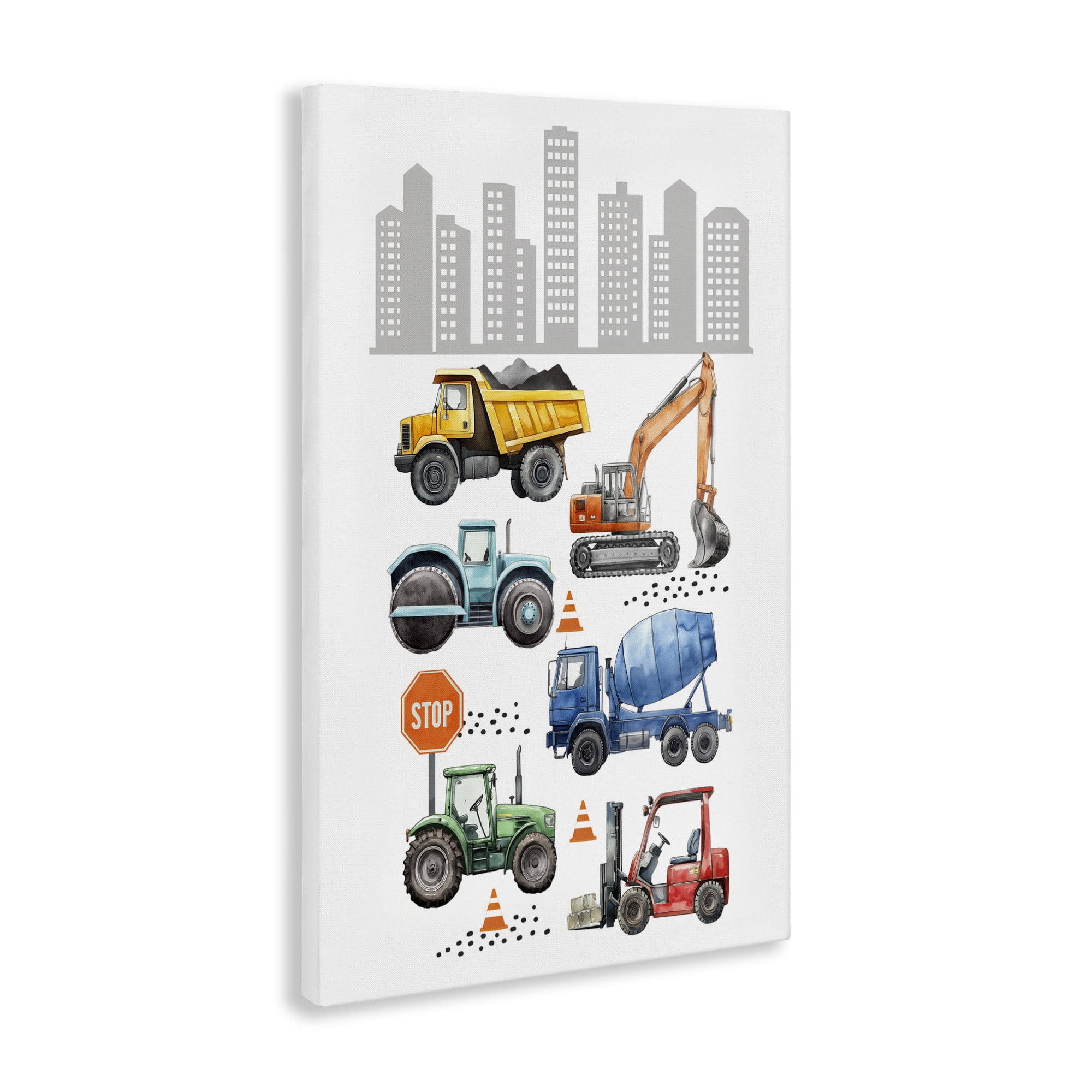 Stupell Industries City Keeps Moving Canvas Wall Art, design by Christine Simpson Art