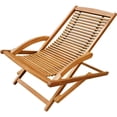 thumbnail image 6 of vidaXL Deck Chair with Footrest Solid Acacia Wood, 6 of 9