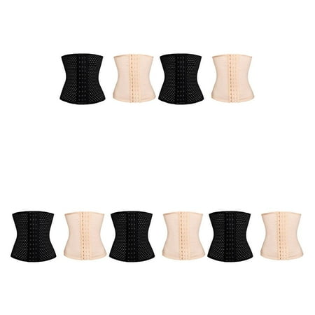 

5pcs Women Fat Burning Shapewear Belly Control Elastic Spandex Corset Waist Training Body for Wrap