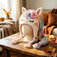 thumbnail image 3 of Handmade Crochet Craft Set Animal Hood Hat DIY Crochet Kit All‑In‑One Handcraft Set for Beginner Crafters Adults Fall Winter Hand‑Making Hobby Project, 3 of 3