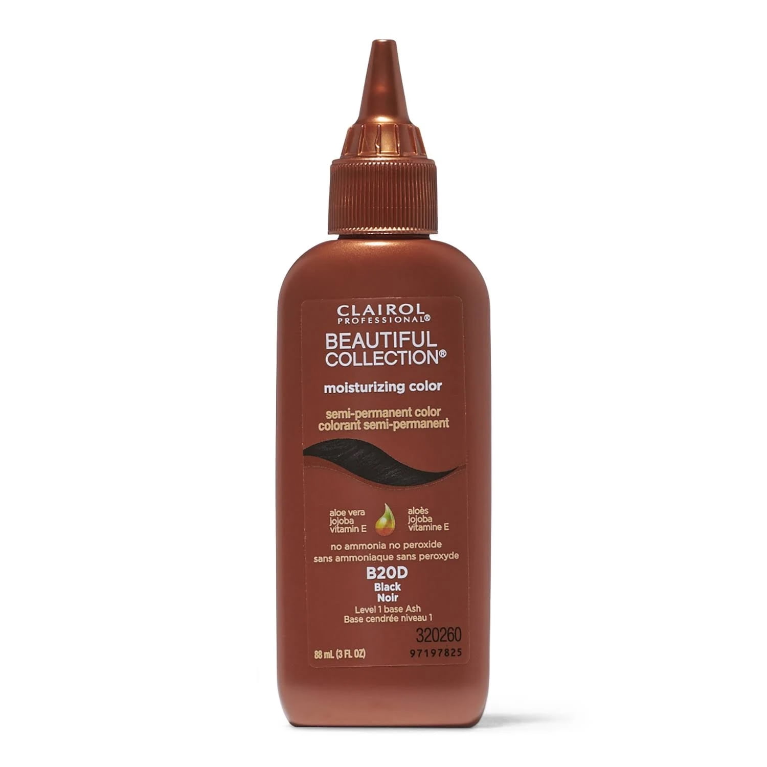 Clairol Beautiful Collection B20D Black Hair Color 3 Oz