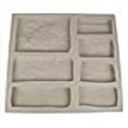 thumbnail image 3 of Veneer Stone Rubber Mold for Concrete or Plaster, Limestone Flats, 22.75x20.5, Version 2, Recycled Material, 3 of 4