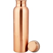Perilla Home 100% Plain (1 Litre ) Pure Copper Bottle With Leak Proof Contains Ayurveda Health Benefits For Drinking Water For Men Women Gym Yoga |Travelling | Hiking | Indoor | Outdoor | Office |