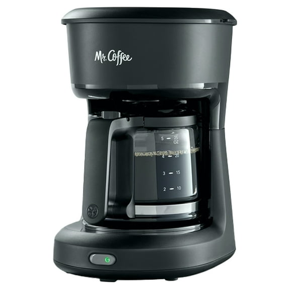 Mr. Coffee® 5-Cup Mini Brew Switch Coffee Maker, Black