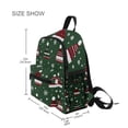thumbnail image 3 of FORMRS School Backpack with Front Zippered Pocket 12" Student Travel Daypack, Christmas Hats, 3 of 6