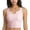 Pink, variant on Lopecy-Sta Women's Ribbed Notch Neck Sports Bra Top U-Neck Padded Workout Tank,Slim Fit Seamless Yoga Bra,Soft Stretchy Activewear for Gym