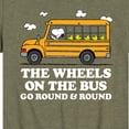 thumbnail image 3 of Peanuts - Snoopy and Woodstock - Wheels on the Bus - Back to School - Toddler And Youth Short Sleeve Graphic T-Shirt, 3 of 6