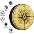 thumbnail image 5 of PISONIC Compass Spare Tire Cover Weatherproof Universal Wheel Protectors for RV Camper Travel Trailer SUV Truck 14 inch, 5 of 7