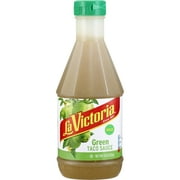 LA VICTORIA Green Taco Sauce, Mild, 15 oz Regular Plastic Bottle (Wheat Free)