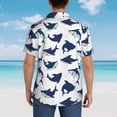 thumbnail image 6 of Haiem Party Shark Cute Printed Hawaiian Shirt for Men - Men’s Casual Beach Summer Shirts - Stretch Fabric with Modern Fit-3X-Large, 6 of 9