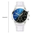 thumbnail image 4 of Montre pour Hommes Mode Rétro Décontractée Montre à Quartz Montre à Quartz Classique Cadran à Échelle Romaine Montres à Quartz Montres-Bracelets pour Hommes, 4 of 7