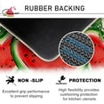 thumbnail image 4 of Summer Watermelon Decorative Front Door Mat, Heart Shaped Melons Sunflower Doormat Indoor Outdoor Non-Slip Floor Entryway Rug, Bees Seasonal Home Kitchen Decoration 17x30 Inch, 4 of 6
