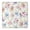 Pioneer Flower Floral-2, variant on Pioneer Flower Floral Print Pattern Square Fitted Tablecloth with Elastic Edge,Square Table Cover,Washable Elastic Table Cover for Home Kitchen Party Decor 34"x34"