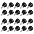thumbnail image 1 of 20 Tornillos Moleteados, Tornillos de Montaje M 4 X 10 mm, Tornillos Moleteados con Rosca de Acero Al Carbono, Fijación Mecánica de Puerta, 1 of 5