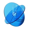 thumbnail image 1 of Florero geométrico Acrílico Kangjianwuwushu Disco azul 15x13x2cm, 1 of 10