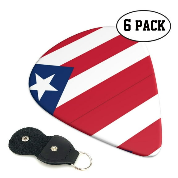 Puerto-Rico Flag Guitar Picks for Guitar Bass Music Instruments Women Men Guitar Picks