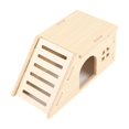 thumbnail image 1 of Toy de hámster Toy Hamster House Cage Accessor de madera escalera de escalada de animales para mascotas de tamaño similar suministros de mascotas de r, 1 of 9