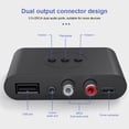 thumbnail image 3 of Cateissary Receptor de Audio compatible con Bluetooth para coche, adaptador Interior RCA inalámbrico estéreo, altavoz de disco U para Cables de audio/vídeo, 3 of 6
