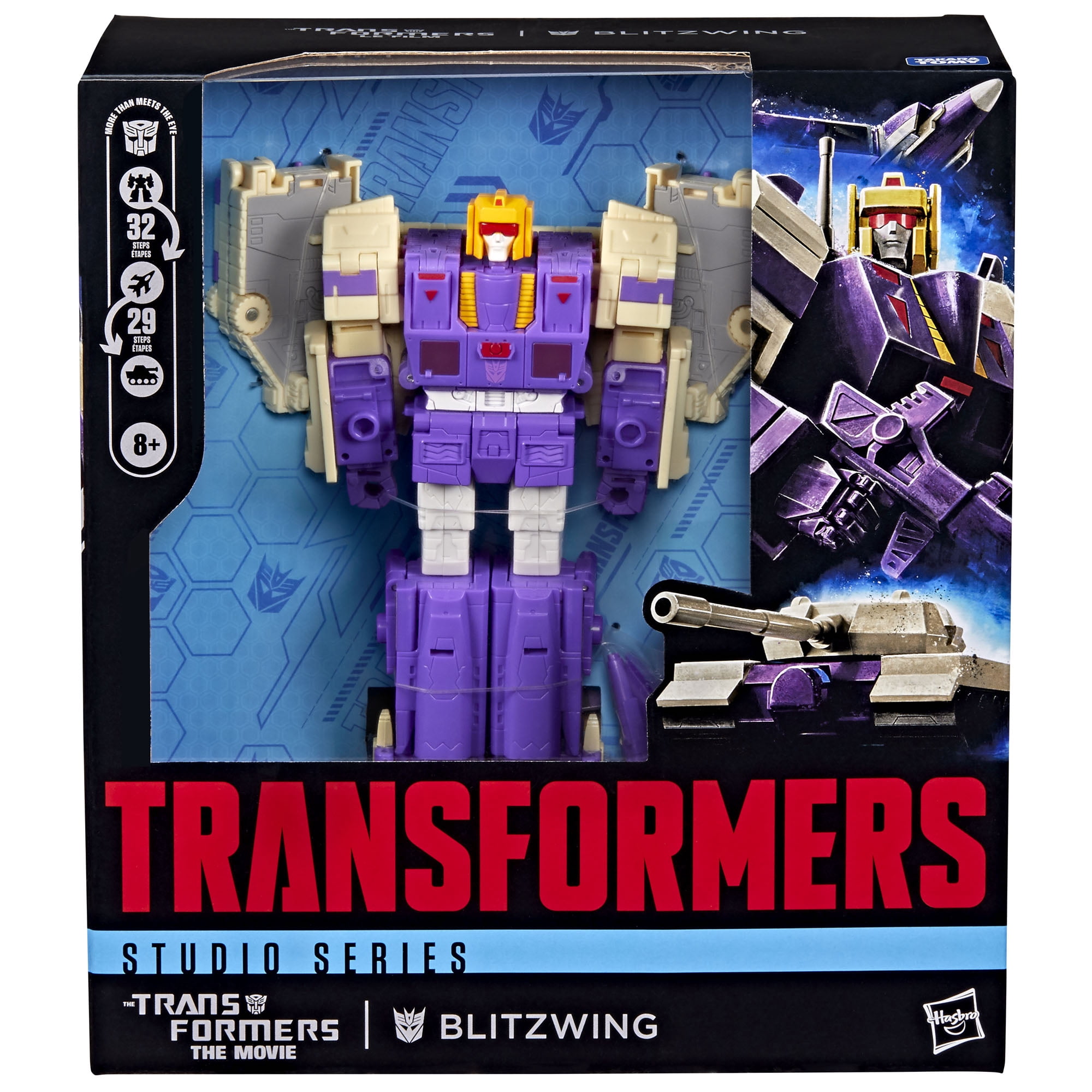 Transformers Toys Studio Series The Transformers: The Movie Blitzwing 7-inch Action Figure, 8+