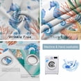 thumbnail image 2 of Seahorse Coastal Blackout Curtains for Bedroom, Summer Nautical Starfish Coral Ocean Thermal Insulated Kitchen Drapes with Grommets, Light Blocking Window Treatment, 2 Panels 52" x 54", 2 of 7