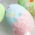 thumbnail image 6 of CoreLiving Festive Tinsel Easter Egg Ornaments, Glitter Foam Hanging Eggs for Easter Tree Decorations, Spring Home Indoor Party DIY Craft Decor, 6PCS, 6 of 9
