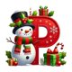 thumbnail image 2 of 26 Letters Christmas Tree Decoration Pendant, Christmas Tree Ornaments DIY, Christmas Decoration Xmas Tree Hanging Decor, Elegant Style, High-Quality Craftsmanship, Festive Home Decor, for Bedroom, 2 of 9